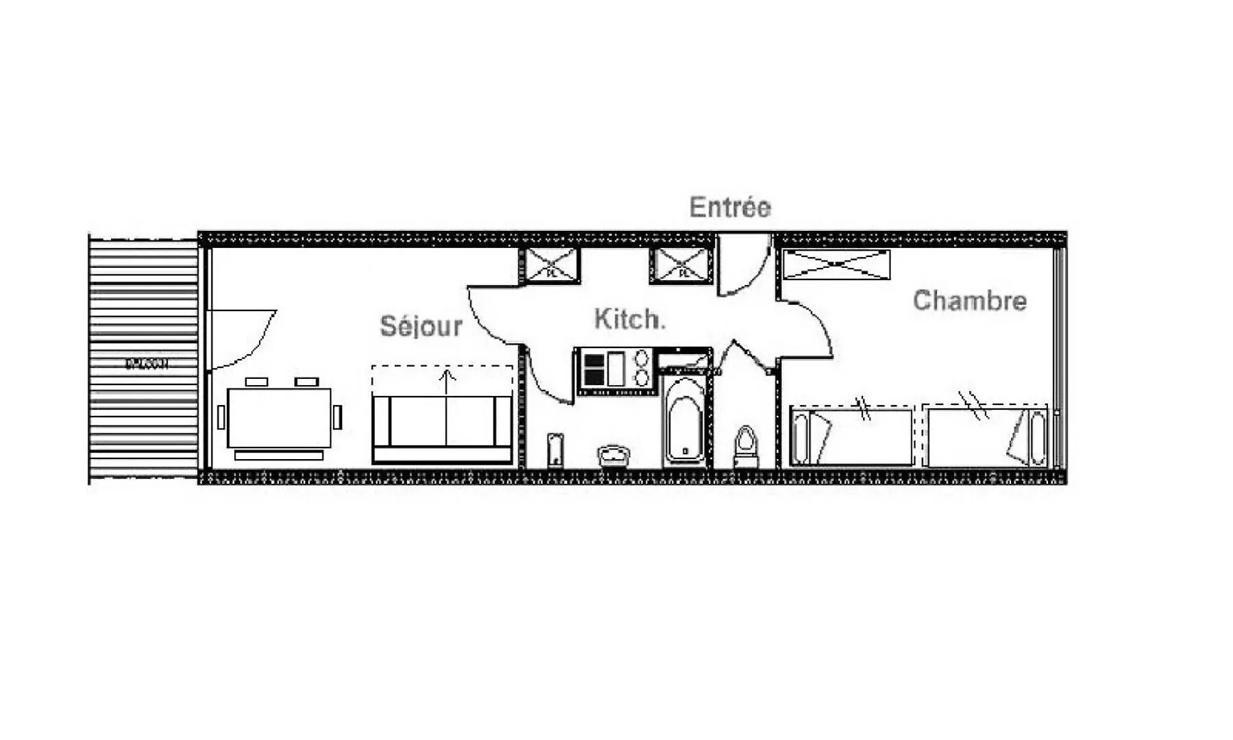 סן-מרטין-דה-בלוויל Residence Burons - Appartement Lumineux - Proche Des Remontees Mecaniques - Balcon Mae-0864 דירה